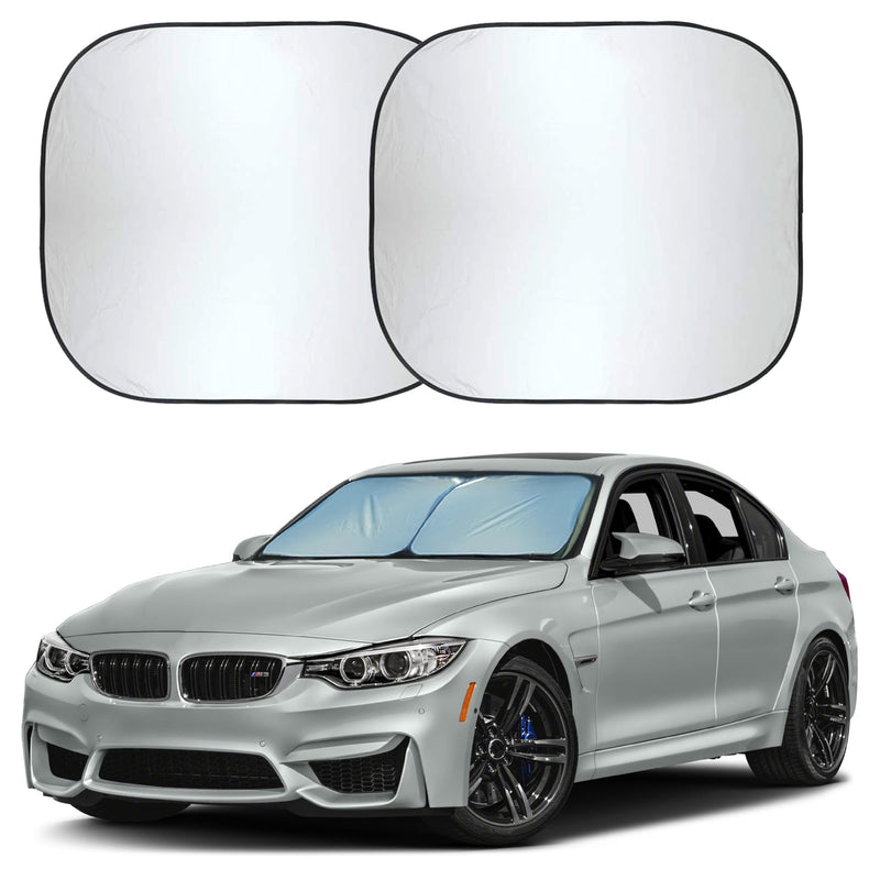 Car Windshield Sun Shade Foldable | Front Windshield Shade for Sun, Heat and UV Rays | Sunshade for Car Front Window and Interior Sun Protection | Medium (28 x 31 inches)