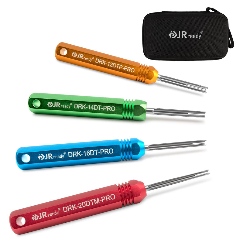 JRready ST5291 Deutsch Pin Removal Tool for Deutsch Size 12 16 20 Solid Contacts Wire Gauge 12-22 AWG,Terminal Release Tool Kit for Deutsch DT, DTM, DTP, DTHD, and HD Series Connectors