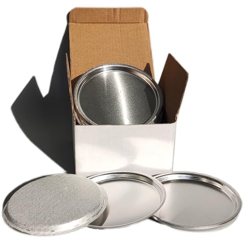 Aluminum Sample Pan only Suitable for RUISHAN PT Series Moisture Analyzer, Size 100mm(3.94 inch), Pack of 50. Aluminum Pans for PT Series Moisture Analyzer