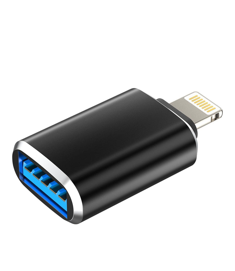 Lightning USB Adapter for Apple for iPhone 14 13 12 11 Pro Max 7 8 Plus X SE XS XR for iPad Air OTG USB Port USB Stick Photo Transfer SD Card Reader Mouse Accessories Portable Travel Daily