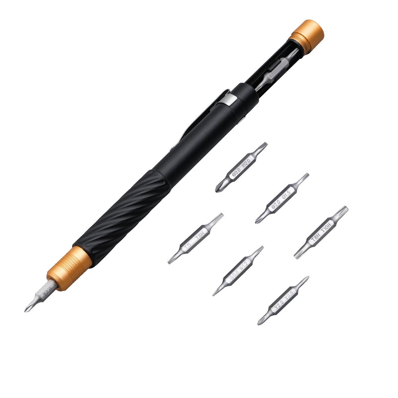HengTianMei Eye Glasses Screwdriver Kit 12 in 1 Magnetic Screwdriver Set, Small Screw Driver Repair Tool Set for Eye Glasses Xbox, Computer, Phone, Macbook, Laptop, Game Console, Watch