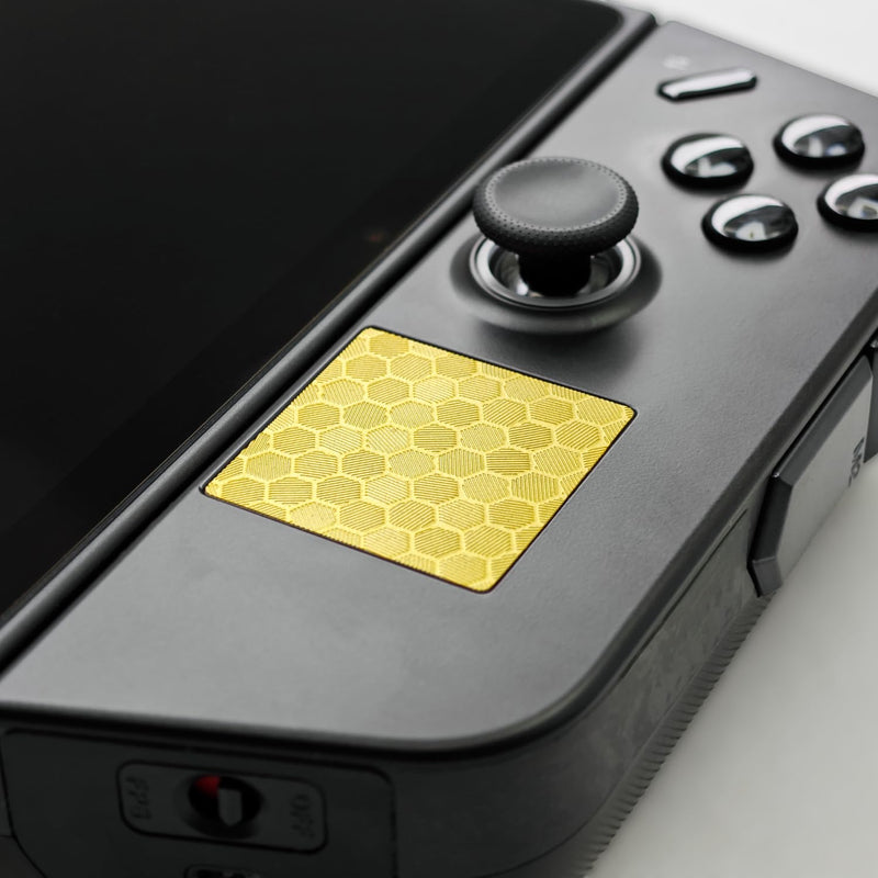  [AUSTRALIA] - Luck&Link Touchpad Protector for Legion Go, Touch Pads Protective Skin Texture Sticker for Legion Go Touch Trackpads, High end Textured Skin (Honeycomb - Gold) Honeycomb - Gold