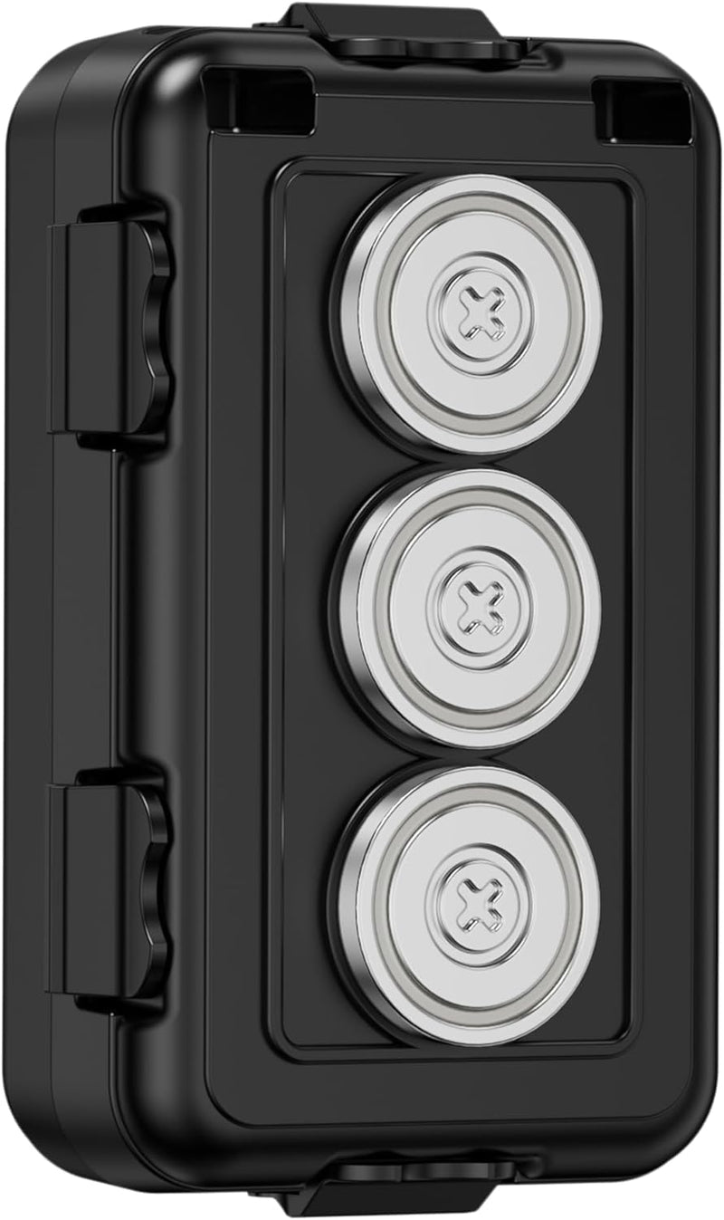 Magnetic Key Box,Magnetic Key Holder Under car,Magnetic Key Cabinets,Key Holder Magnetic,Hide a Key Magnetic Holder,Waterproof Magnetic Key Hider Outdoor Black STANDARD