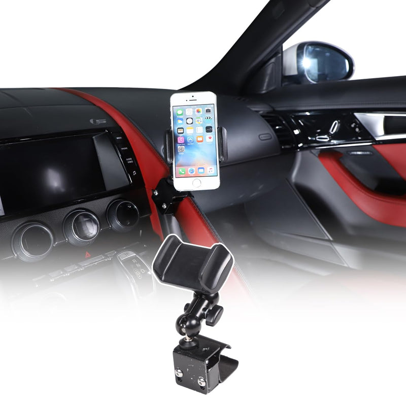 Car Central Control Armrest Car Phone Mount for Jaguar F-Type 2013-2026 Auto Mobile Phone Holder Accessories (Style E)