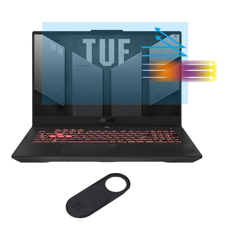 Anti Blue Light Anti Glare Screen Protector for ASUS TUF 15.6 Gaming Laptop/TUF A15 Gaming 15.6/TUF F15 Gaming 15.6, Rog Gaming 15.6 Laptop, Reduce Eye Strain Blue Light Glare UV Blocking Filter