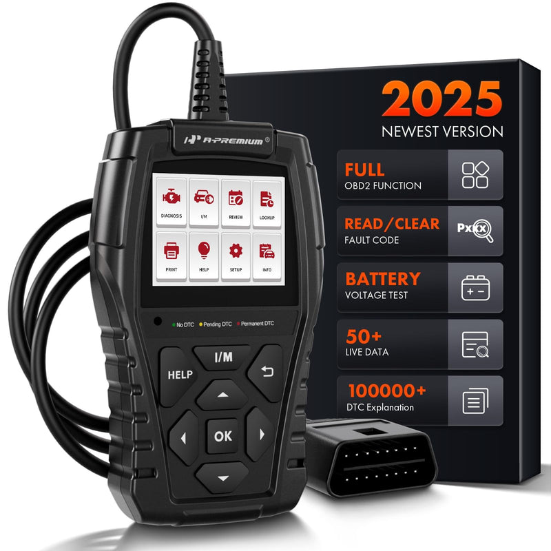 A-Premium AD200 Professional OBD2 Scanner Car Diagnostic Tool, OBDII EOBD Code Reader, Enhanced Check Car Engine Light Diagnostic Scan Tool, Upgraded Fault Code Scanner for All Vehicles from 1996 Upgraded Scan Tool AD200