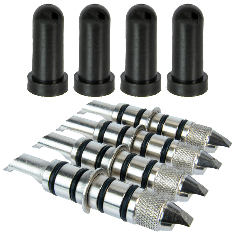 Wheel Alignment Clamp Adjustable Pins - Wheel Clamp Studs for ASWG001 and ASWG001TC, Reversible Rim Locator Pins - Hunter Style Wheel Alignment Pin - Set of 4