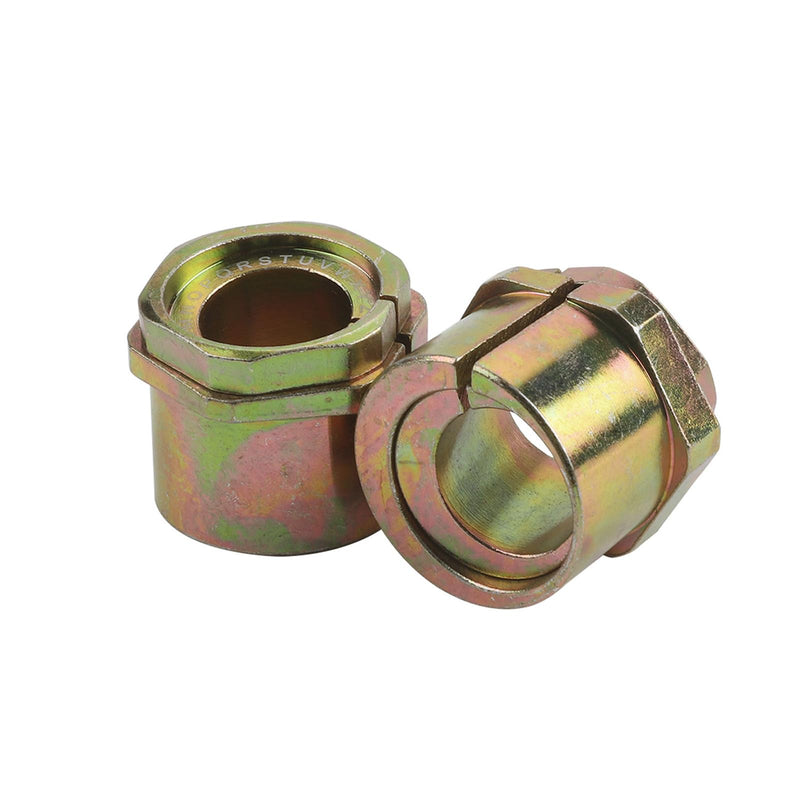Extreme Camber Caster Alignment Bushing Kit Compatible with Ford Series Trucks F150 F250 F350 E150 Replaces# 45K6525 (2Pcs) Front Adjustable Caster/Camber Bushing 4x4 & 2WD