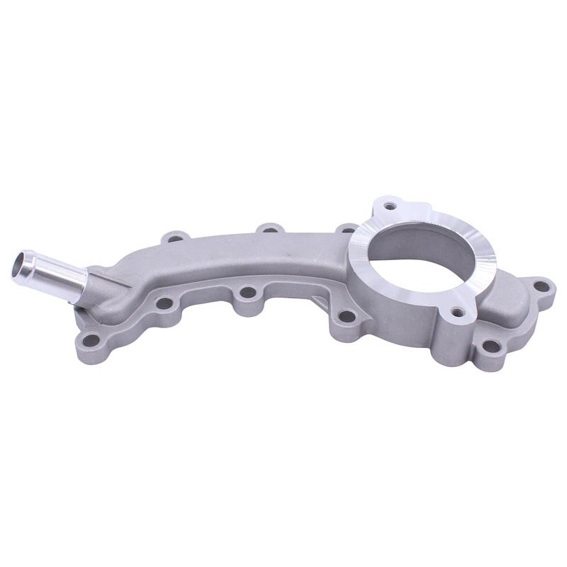 MOTOKU Upgrade Aluminum Thermostat Housing Crossover Coolant Water Outlet with Gasket for Chrysler 300 200 Town & Country Dodge Charger Challenger Durango Ram 1500 Jeep Grand Cherokee 3.6 V6