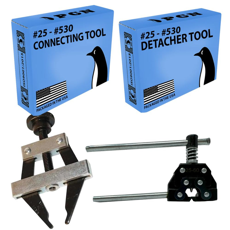 RC-KIT-25-60 Roller Chain Tool Kit Breker Cutter + Puller Holder #25 - #60
