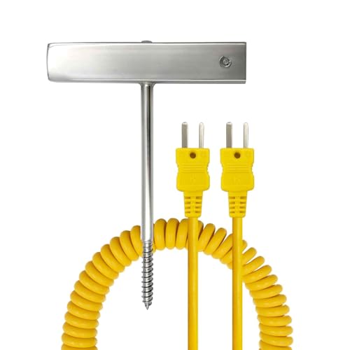 PerfectPrime TL7803 K-Type Thermocouple Probe with Screw-in tip 392°F TL7803 K-Type Screw-in