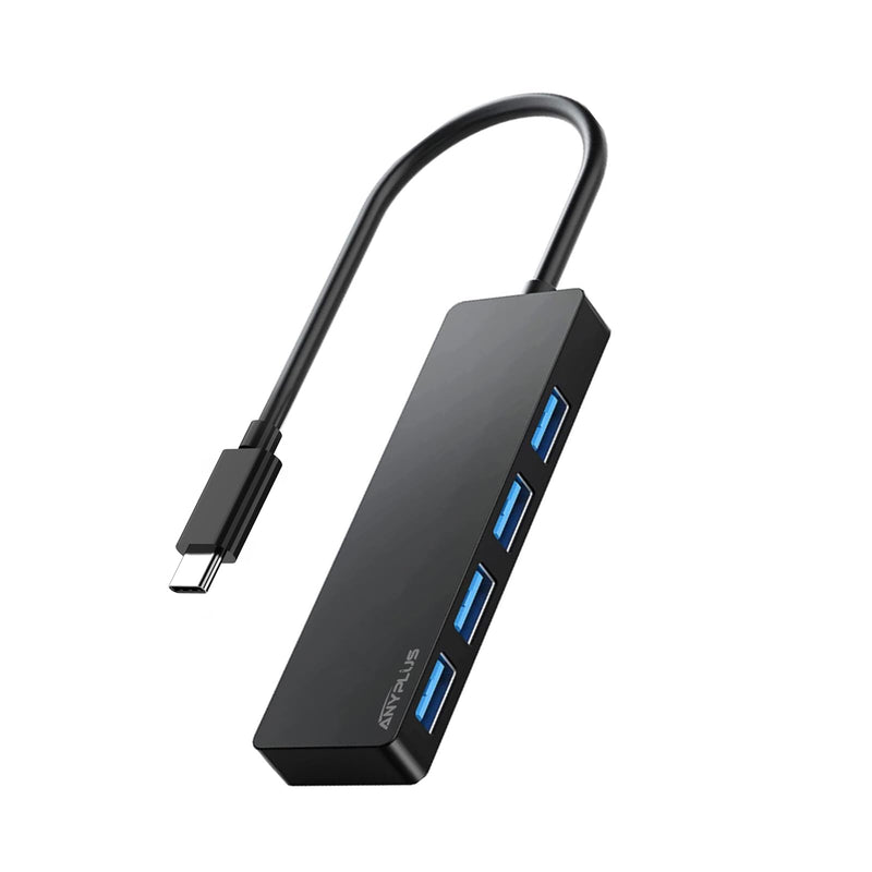 USB C Hub, 4 Ports USB 3.0 Hub Splitter with 5Gbps Data Transfer, USB C Splitter for Type C MacBook, Mac Pro, iMac, Surface, XPS, Flash Drive, Mobile HDD