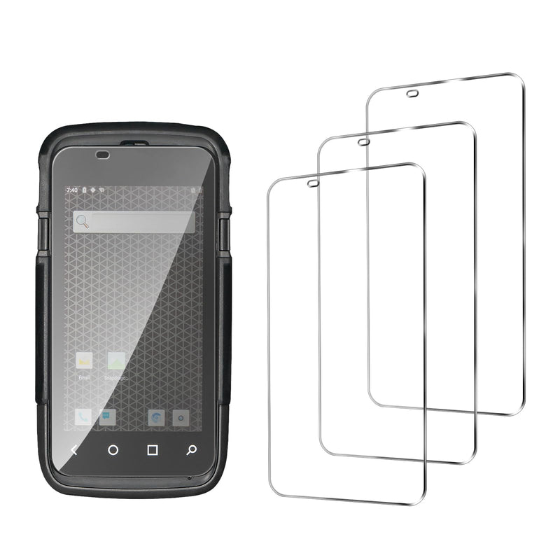 3pcs Tempered Glass Screen Protector for Honeywell Dolphin CT60 Handheld Barcode Scanner Mobile Computer, 9H Scratch-Resistant HD Clear Durable Protective Film
