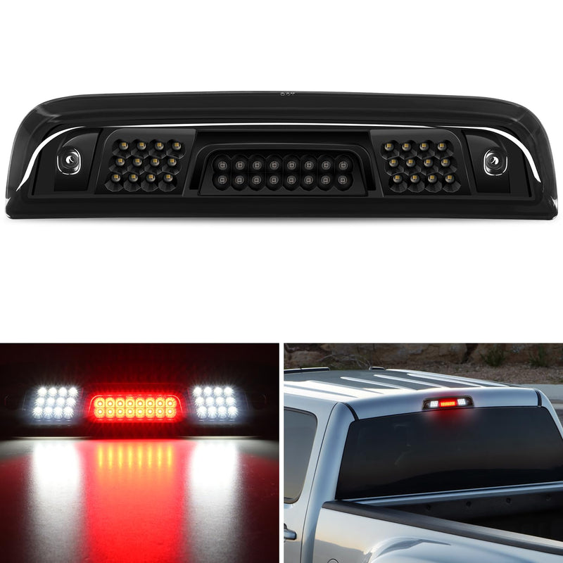Nilight Third Brake Light High Mount 3rd Stop Reverse Cargo LED Lighting for Chevy Silverado GMC Sierra 1500 2500 3500HD 2014-2018 Pickup Truck Rear Cab Center Tail Lights Smoked Lens Chevy/GMC 2014-2018