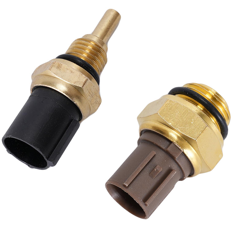 Rldym Engine Coolant Temperature Sensor Temp Sender Kit 37870-PJ7-003 37760-P00-003 for Honda Accord 1992-2002, Honda Civic 1992-2005 2PCS