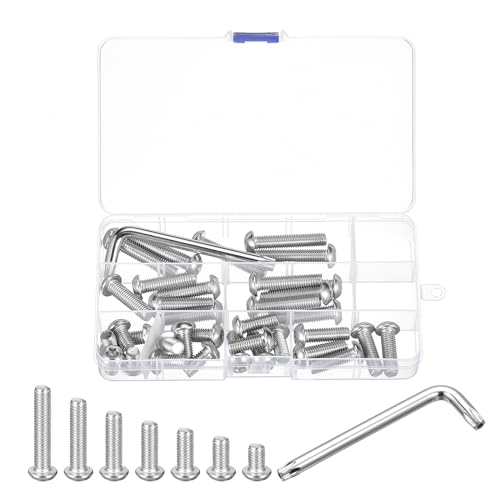 uxcell M8 Torx Security Screws Kit, (M8x12/16/20/25/30/35/40mm)