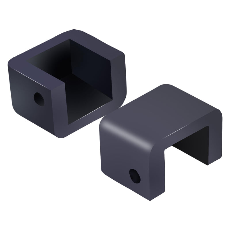 FUSCH Blue Bumper Hood Rest Bushings Short Bolt-on Compatible with Peterbilt 330 1995-1999 357 377 1987-2000 379 pre-2000 385 Replace#: 13-03510
