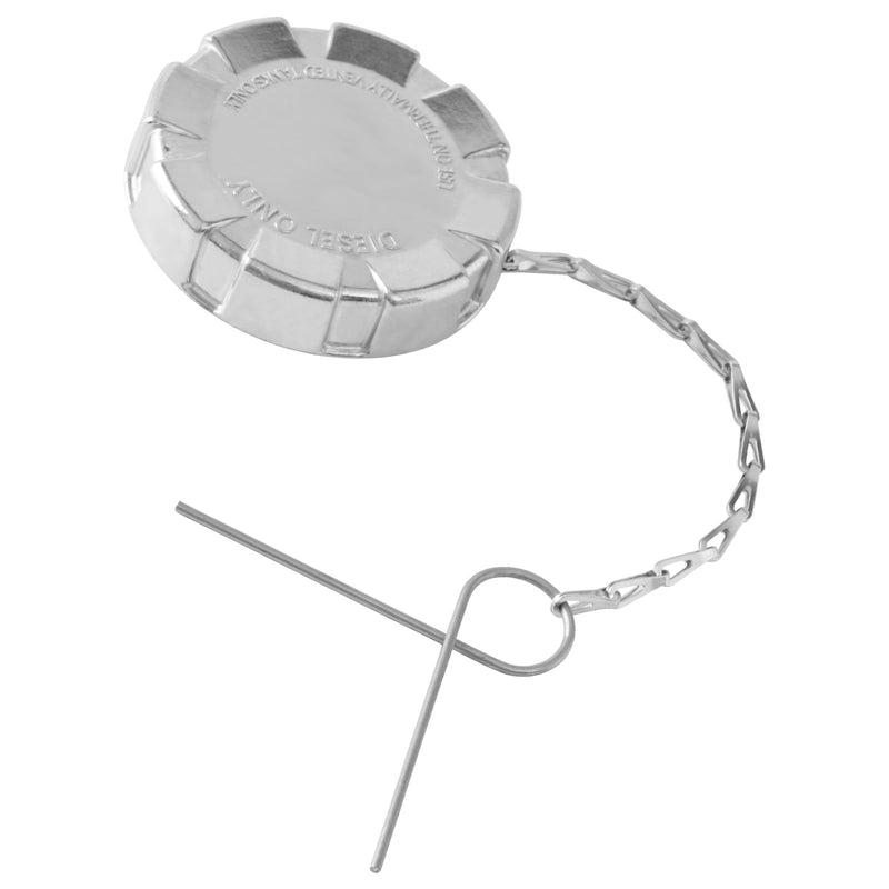 Fuel Tank cap Gas Cap - Non-Locking, Solid, 3 In 1/2 in for Kenworth Trucks