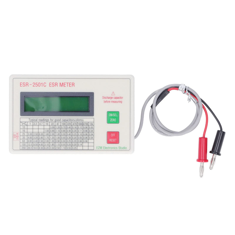 Capacitor Tester, Capacitance Meter LCD Display Meter with Smart Shutdown Function