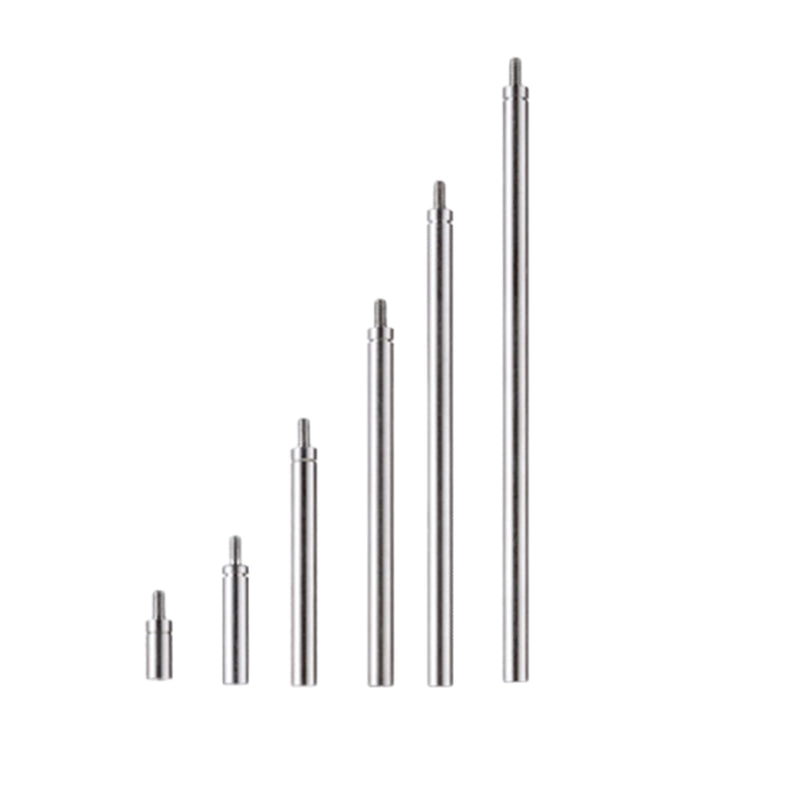 6pcs Dial Indicator Extension Stem Rod Set,10 20 40 60 80 100mm Long Extend Rod.Electrical Digital Indicator Extension Stem Rod Set, M2.5 Thread,4.5mm Diameter 10-100MM