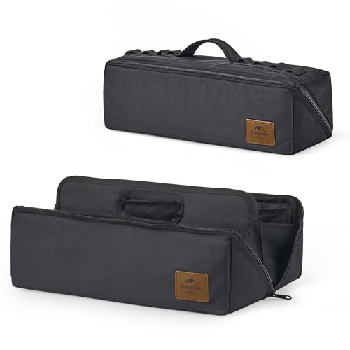 Naturehike Folding Tool Bag, Multifunctional Tool Storage Bag, Zippered Duffel Bag, Water Repellent Tool Origanizer Night Black