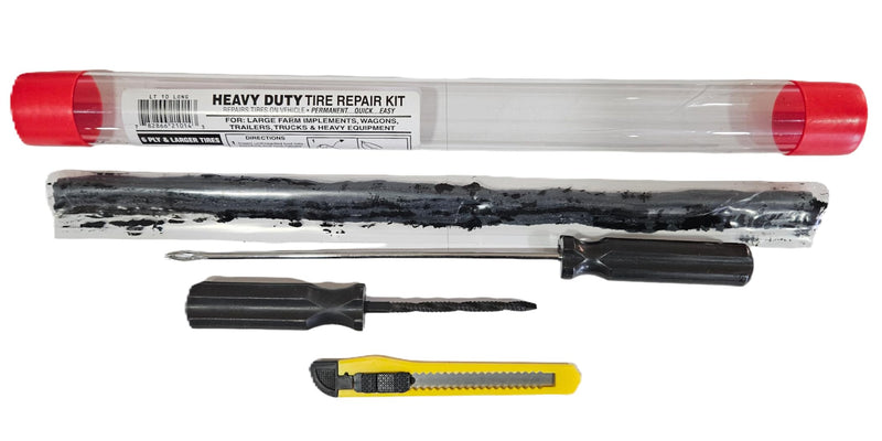Generic Nealey Tire Repair Kit Bundle - Tire Repair Kit with Knife Included - Box/Utility Knife, Inserting Tool - 10 Repairs - Tire Reamer,Heavy Duty, Permanent- Fix a Flat for 6 Ply and Larger Tires
