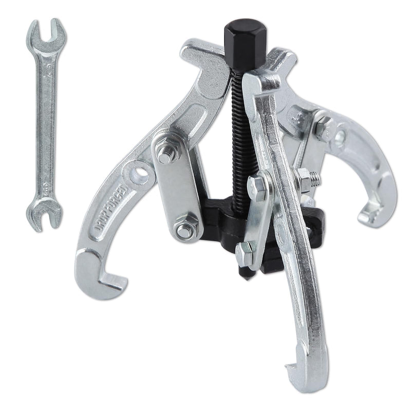 3 Jaw Gear Puller Gear Removal Tool for Slide Gears, Adjustable 3 Jaw Puller Remover for Removal Bearing, Gears, Pulley, and Flywheel, Motorcycle Car Auto Removing Kit 3-Inch