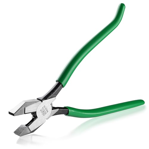 SK 9" Ironworker's Pliers, Linesman Pliers with Heavy Duty Knurled Jaws