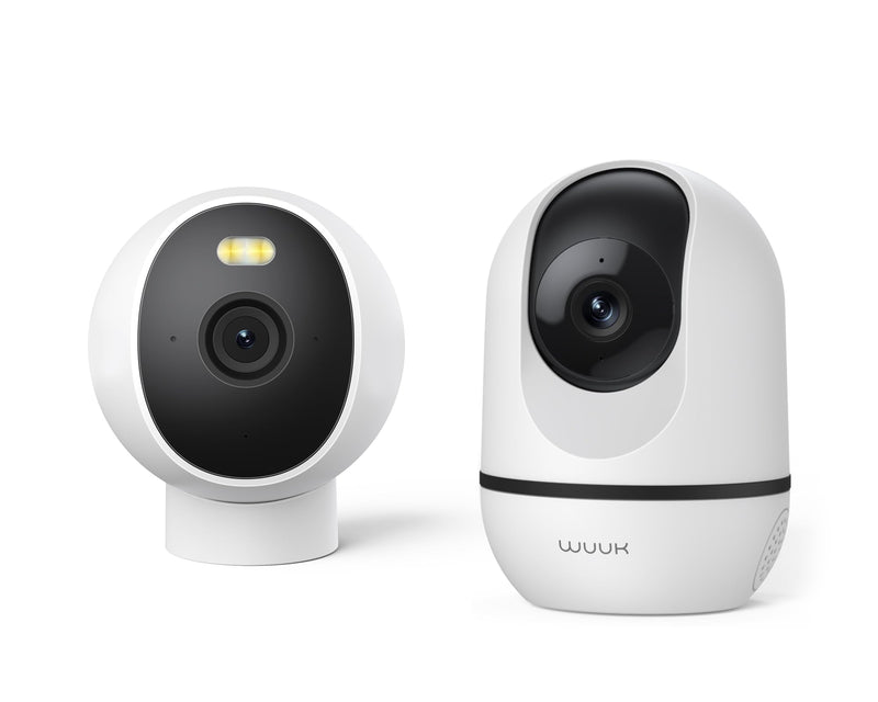 WUUK Magnetic Security Camera and Pan Tilt Camera Bundle