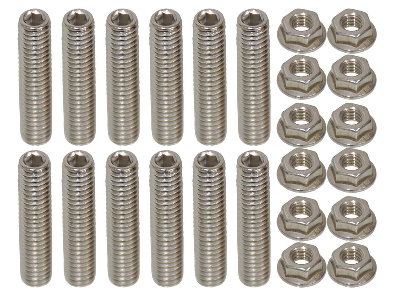SBM 273 318 340 360 Header Stud Kit Bolts Stainless Steel Small Block 5/16 Cuda Barracuda Dart