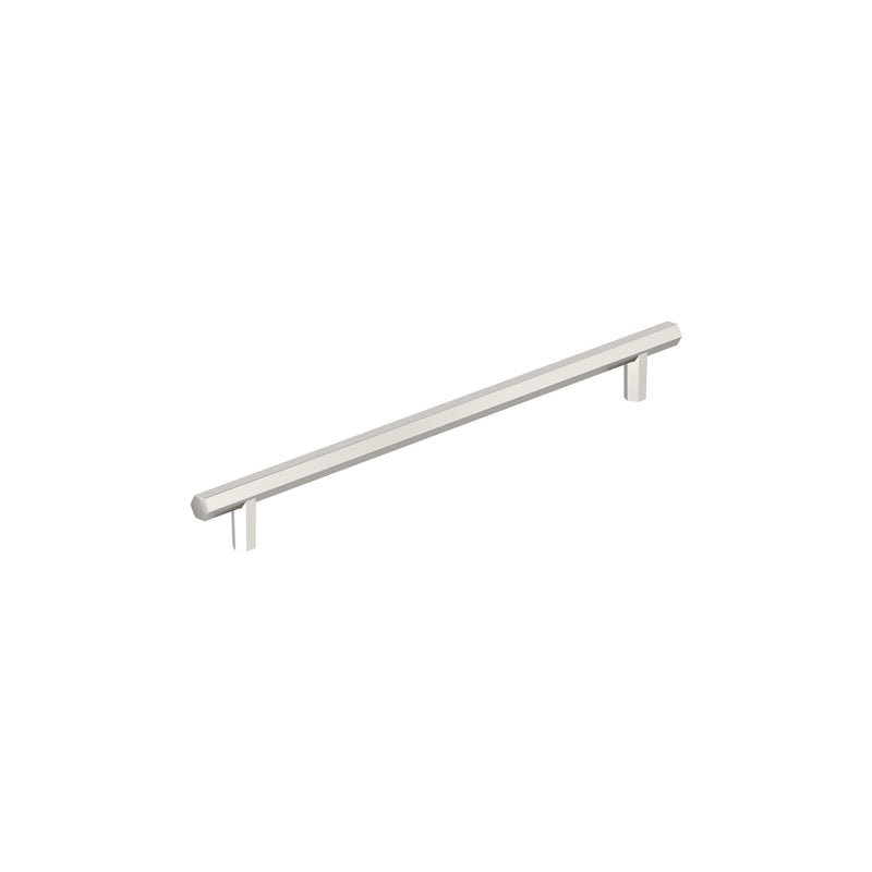 Amerock BP36877PN | Caliber 10-1/16 inch (256 mm) Center-to-Center Polished Nickel Cabinet Pull | Kitchen Cabinet Hardware | Furniture Hardware | Drawer Handle
