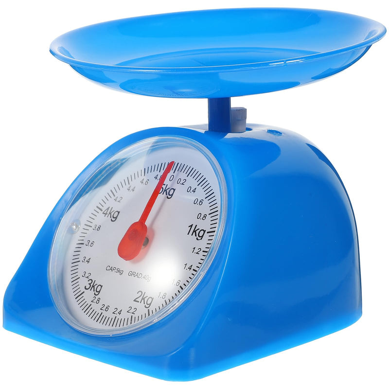 Zerodeko Kitchen Scale with Tray 5Kg Analog Mechanical Food Scale for Baking and Cooking Precise Grams and Ounces Measurement