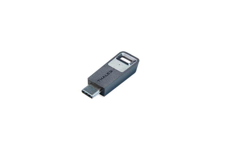Thales SafeNet eToken FIDO, FIDO2 Certified Security Key, USB-C, for passwordless Phishing-Resistant authentication to Web apps and desktops