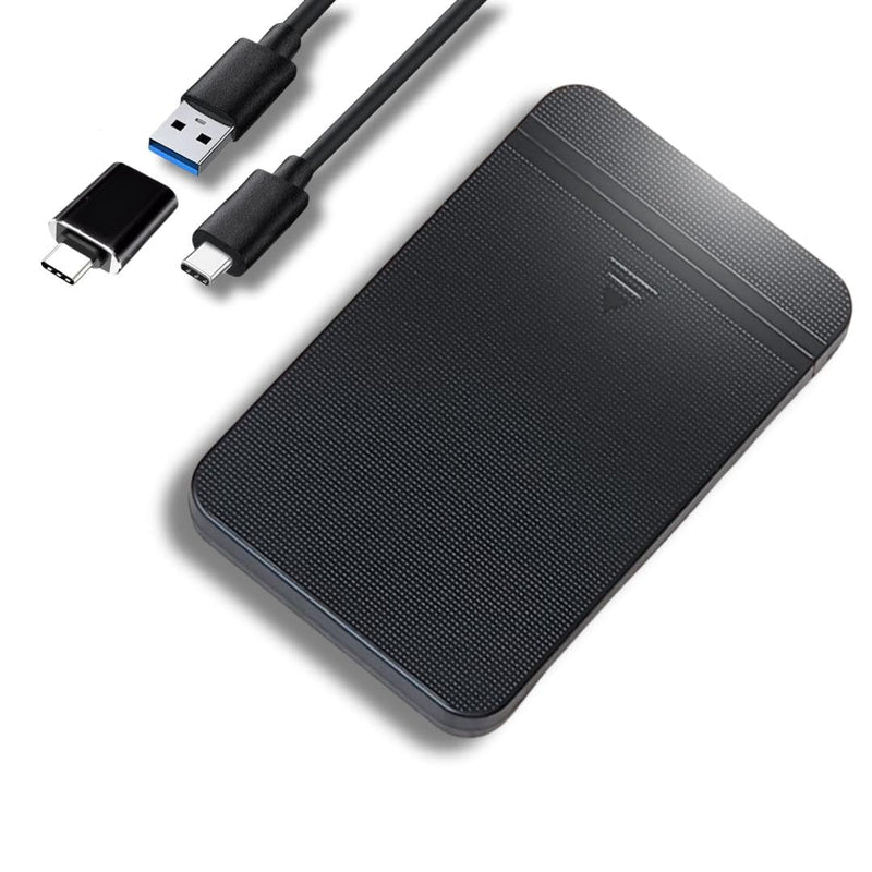 Portable 500GB External Hard Drive HDD — USB 3.0 & USB C for PC, Mac, PlayStation, Phone (Andriod and iPhone 15/16) & Xbox - Ultra Fast