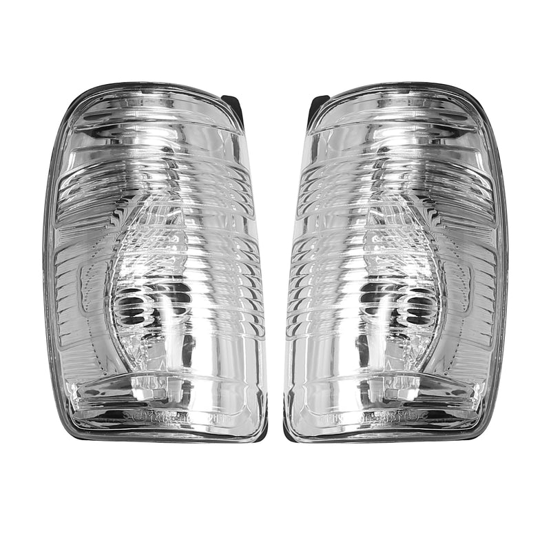 2 PCS Wing Mirror Left Driver & Right Passenger Side Turn Signal Light Indicator Lamp Lens Cover Replacement for Ford Transit T150 250 350 2015-2021 MK8 2014 Onwards Replace# 1847387 1847389 Left & Right SIde