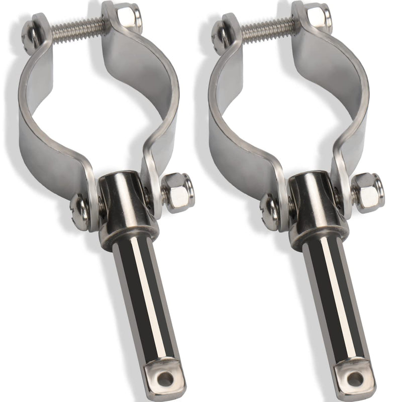 Stainless Steel Oarlock Sockets, Boat Paddle Holders,Adjustable Oarlock Horns,Rowlock Oarlock for Shaft Marine Yacht 1159