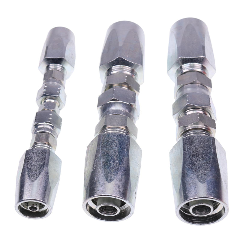 FridayParts Hydraulic Hose Field Repair Kit 1/4", 3/8", 1/2" ID for 2-Wire Hydraulic Hoses