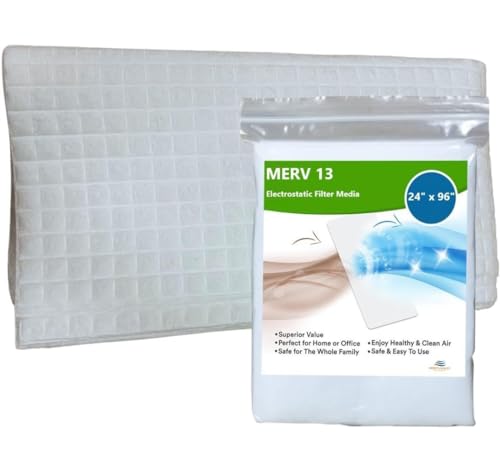 NORTHWEST ENTERPRISES MERV 13 Filter Media 24"x96", Cut to Fit