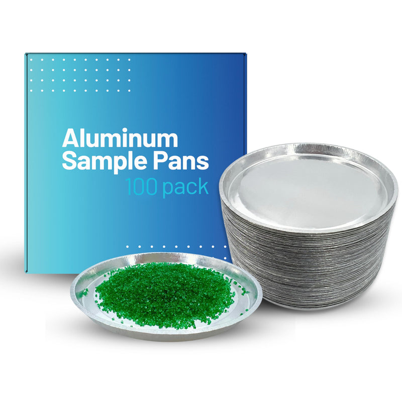 Aluminum Sample Pans for Moisture Analyzer (100 Pack) 90mm Round Lab Trays, Disposable Weighing Dishes, Foil Pan, Weight Scale Tray, Laboratory Balance Dish Plate, Moisture Tester Supplies, Pure Ponta 100