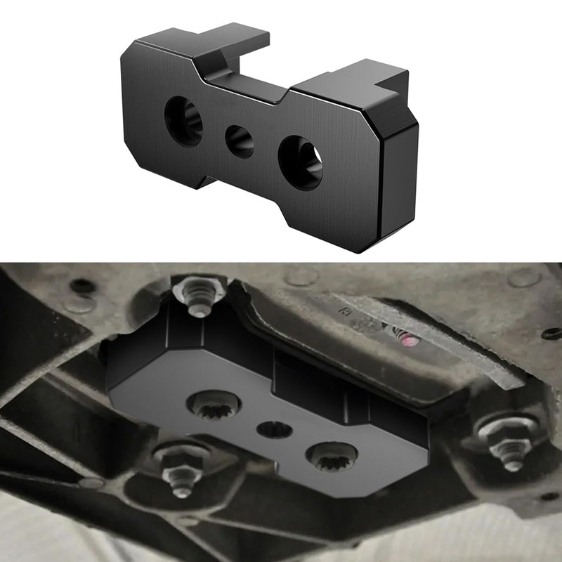 Bevinsee Transmission Mount Insert Compatible with Audi A4 B8 B8.5 Q5 SQ5 S4 RS4 A5 S5 RS5 8K0399151BD Billet Aluminum Black