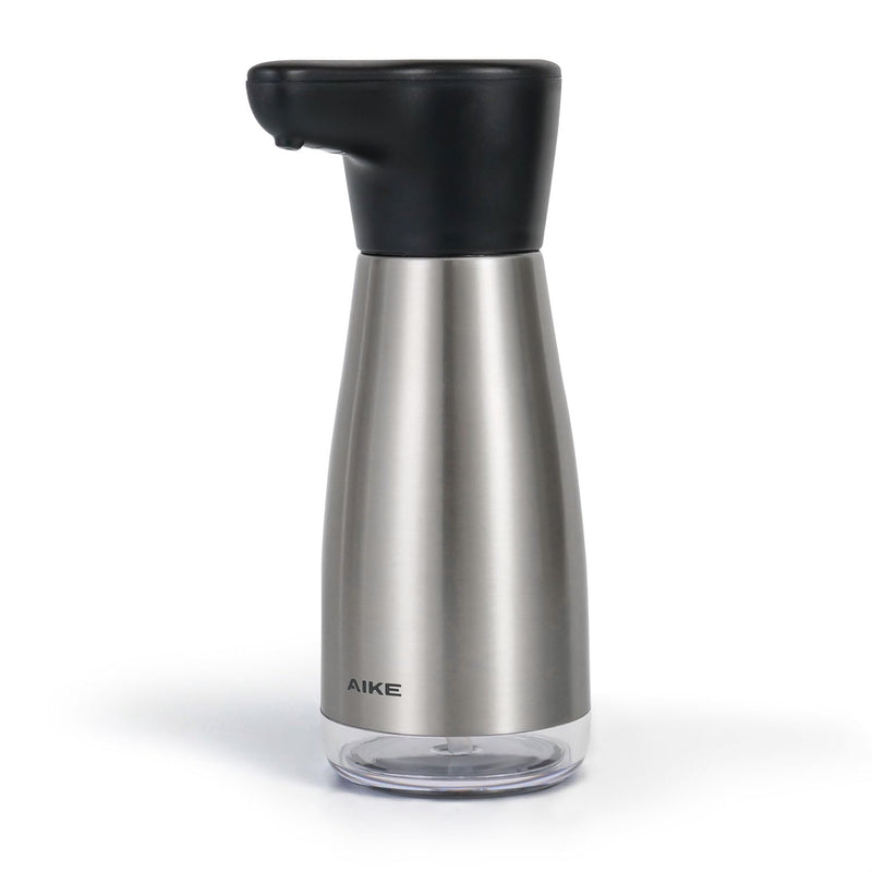 AIKE Magnetic Charging Waterproof Automatic Soap Dispenser for Liquid Soap Spot Resist Stainless Finish 14fl.oz. Model AK1337 Brushed Stainless Steel Finish