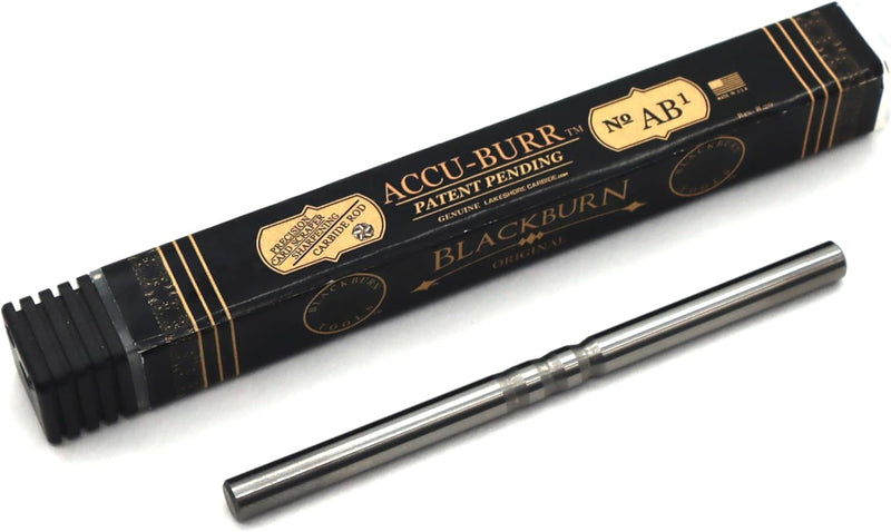 Accu-Burr™ AB-1 Dual-Sided Card Scraper Burnisher 3/16” Diameter x 3” Long Solid Carbide Rod