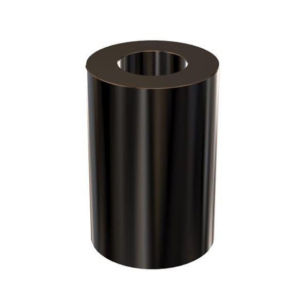 Aluminum Spacer Black 1/2" OD x 1/4" ID x Choose Your Length,Round Spacer Unthreaded Standoff Bushing Plain Finish, Fits Screws Bolts 1/4" or M6 by Metal Spacers Online (3/4" Length, 25 Pack) 3/4" Length