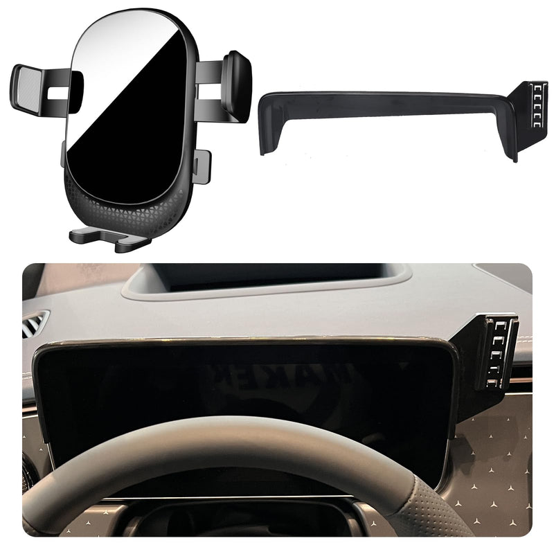 Car Phone Holder for Mercedes-Benz EQE Auto Accessories [Only for 2023 2024 Benz EQE] [Auto Lock Hands Free Cell Phone Mount Car fits for iPhone & All Smartphones]