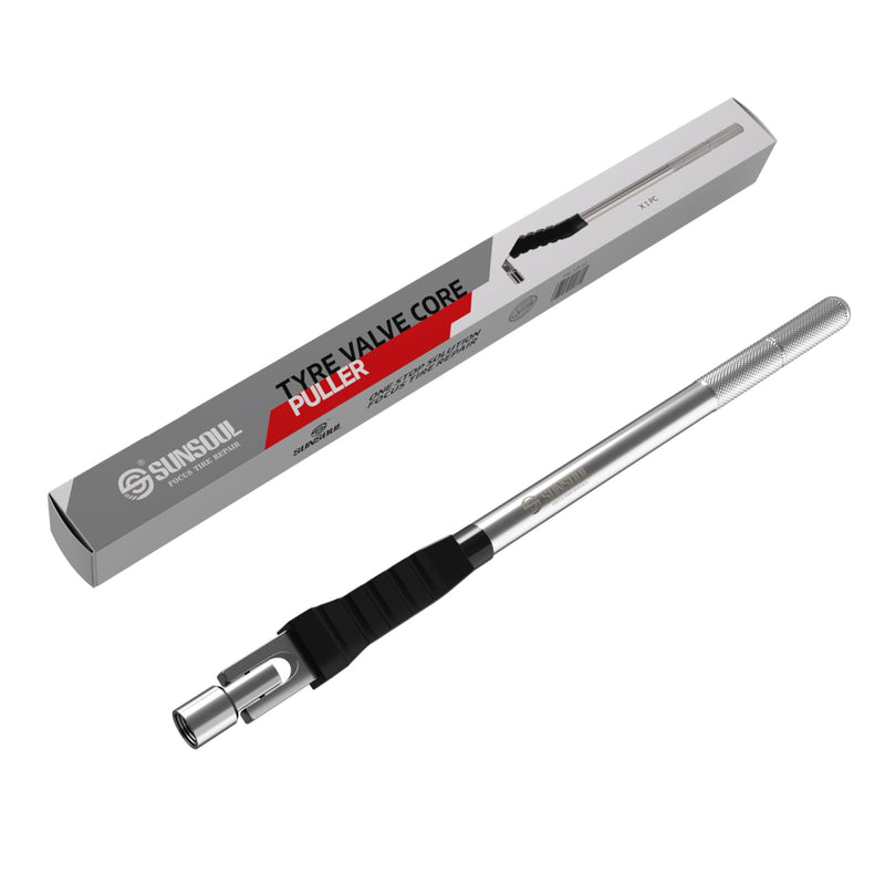 SUNSOUL Tire Valve Stem Puller, Installer with Rubber Boot, Tire Valve Stem Removal Tool VT32