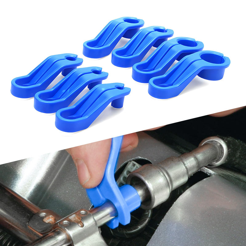 7PCS Fuel Line Disconnect Tool Set - 1/4 5/16 3/8 1/2 5/8 3/4 7/8 Inch Fuel Filter Quick Disconnect Removal Tool