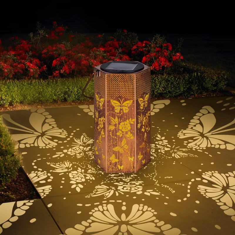 Christmas Decorations Gifts for Women Butterfly Solar Lights Outdoor - Butterflies Solar Lanterns Outdoor Waterproof Garden Decoration for Outside, Outdoor, Yard, Lawn Butterfly 1PC
