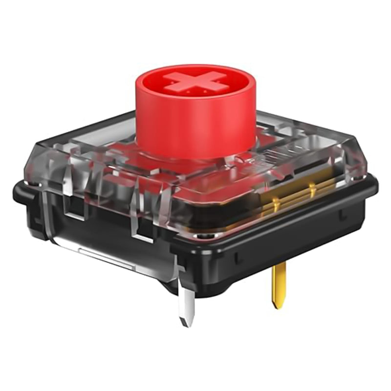 Kailh Choc V2 Red Low Profile Switches for Mechanical Keyboard,4-Pin 50gf Linear RGB/SMD/MX Switch(10pcs,Choc V2 Red) 10pcs