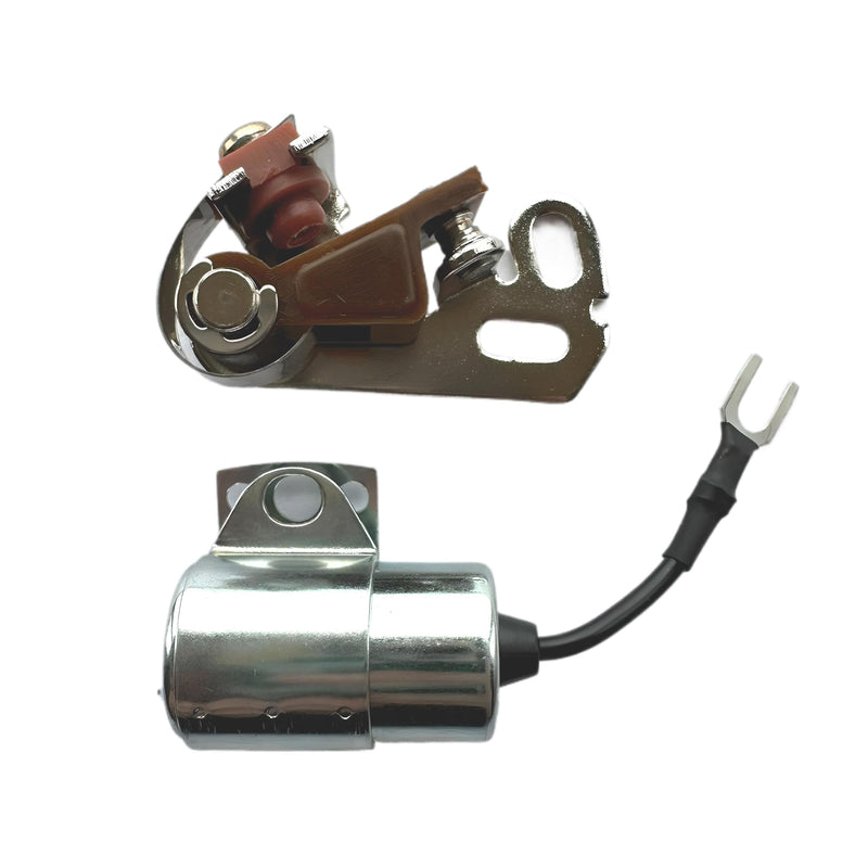 160-1154 312-0069 Generator Ignition Point and Condenser Kit, Point and Condenser Set for Onan Generator Replaces OEM 160-1154 Point, 312-0069 Condenser; Generator Replacement Parts