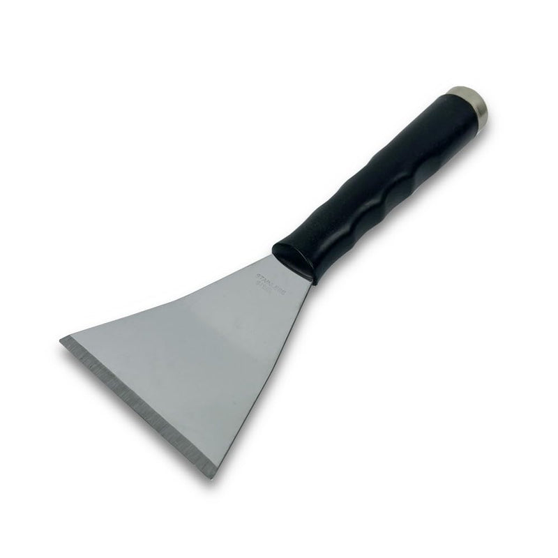 Stainless Steel Chisel Pole Scraper 4", Paint Scraper, Wall Paper Scraper, can be installed with an extension pole (4" Bent) 4" Bent